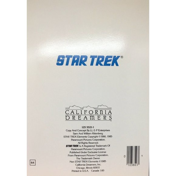 Star Trek Vintage Greeting Cards. Circa 1983 Brand New From The TV Series 1960's - Picture 3 of 3